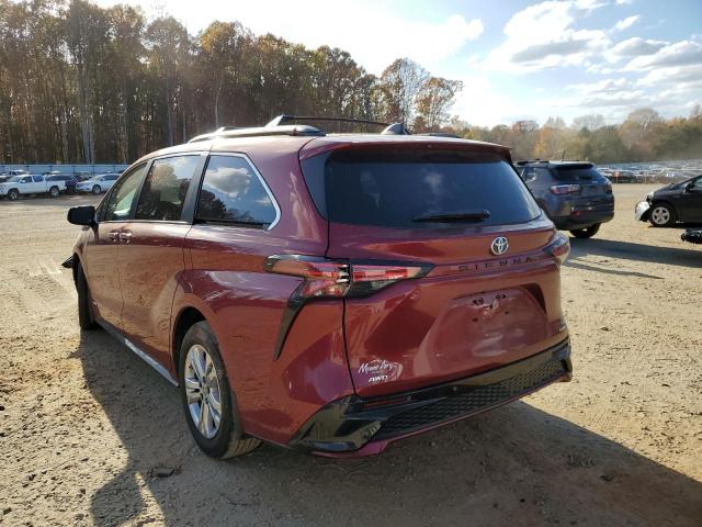 2021 TOYOTA SIENNA XSE 5TDDSKFCXMS036502