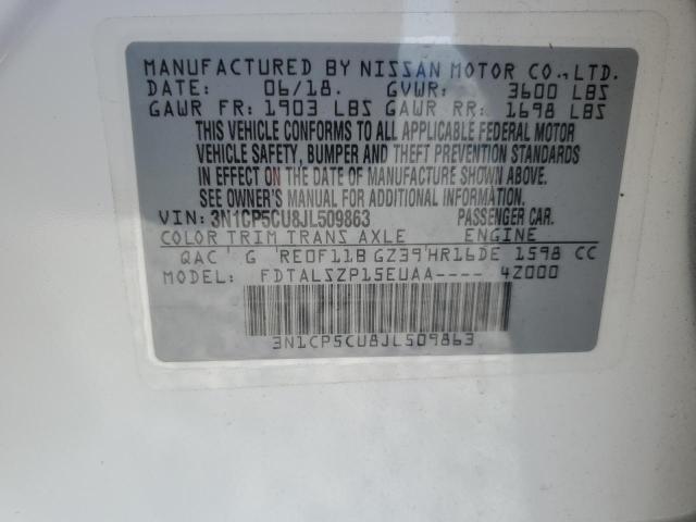 2018 NISSAN KICKS S - 3N1CP5CU8JL509863