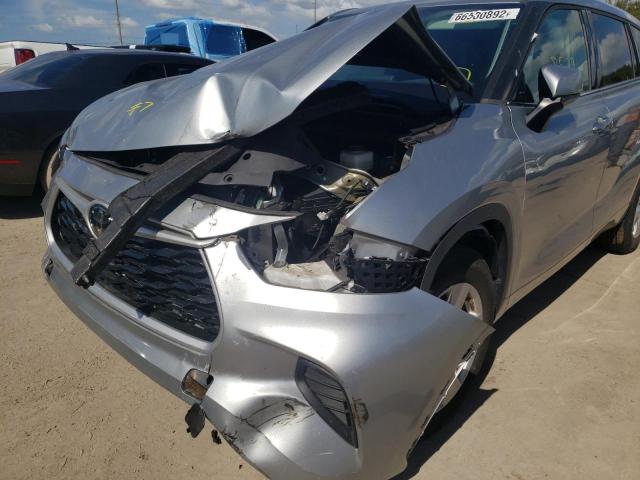 VIN 5TDCZRAH1LS030279 2020 Toyota Highlander, L no.9