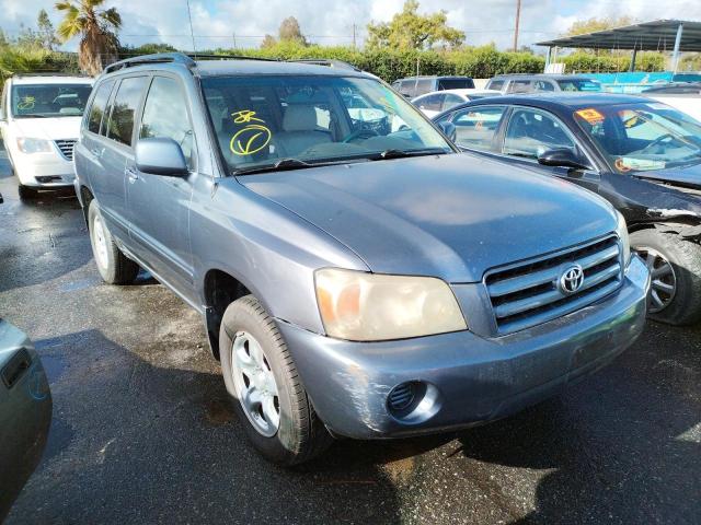 Salvage cars for sale from Copart San Martin, CA: 2004 Toyota Highlander
