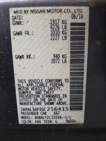 2016 NISSAN ALTIMA 2.5 - 1N4AL3AP3GC256415