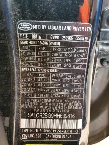 SALCR2BG9HH639816 Land Rover Discovery