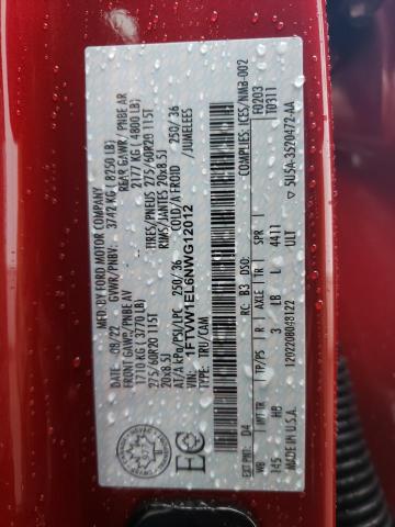 2022 FORD F150 LIGHT 1FTVW1EL6NWG12012