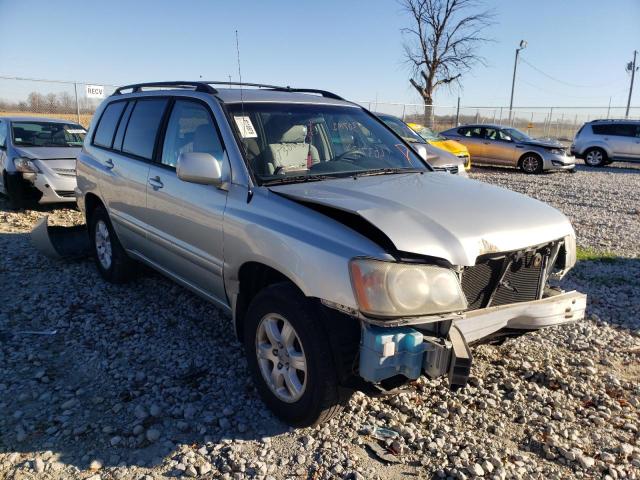 Salvage cars for sale from Copart Cicero, IN: 2003 Toyota Highlander