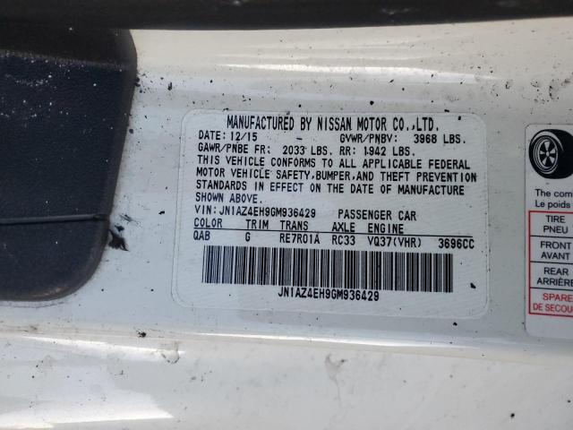 2016 NISSAN 370Z BASE - JN1AZ4EH9GM936429