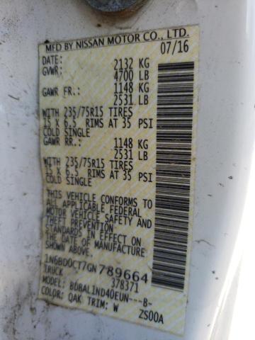 2016 NISSAN OTHER 1N6BD0CT7GN789664