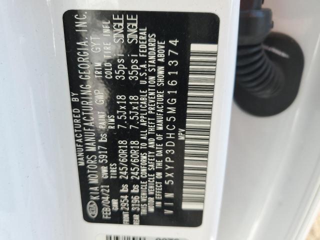 5XYP3DHC5MG161374 KIA Telluride Ex