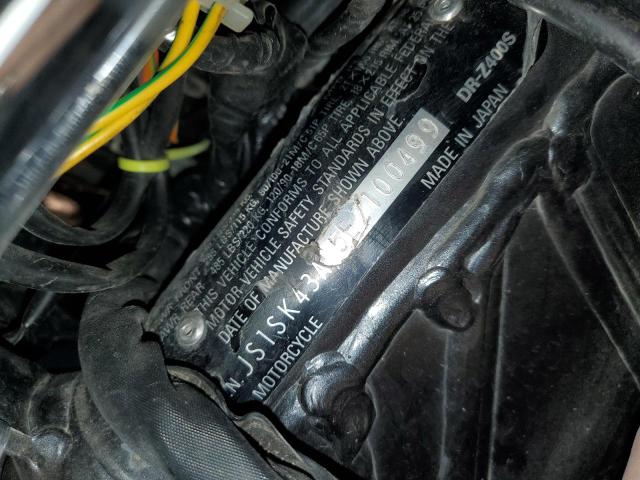 2014 SUZUKI DR-Z400 S JS1SK43A5E2100499