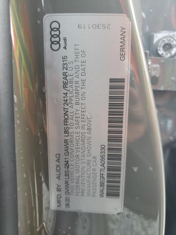 2020 AUDI A3 S-LINE WAUBEGFF7LA095330