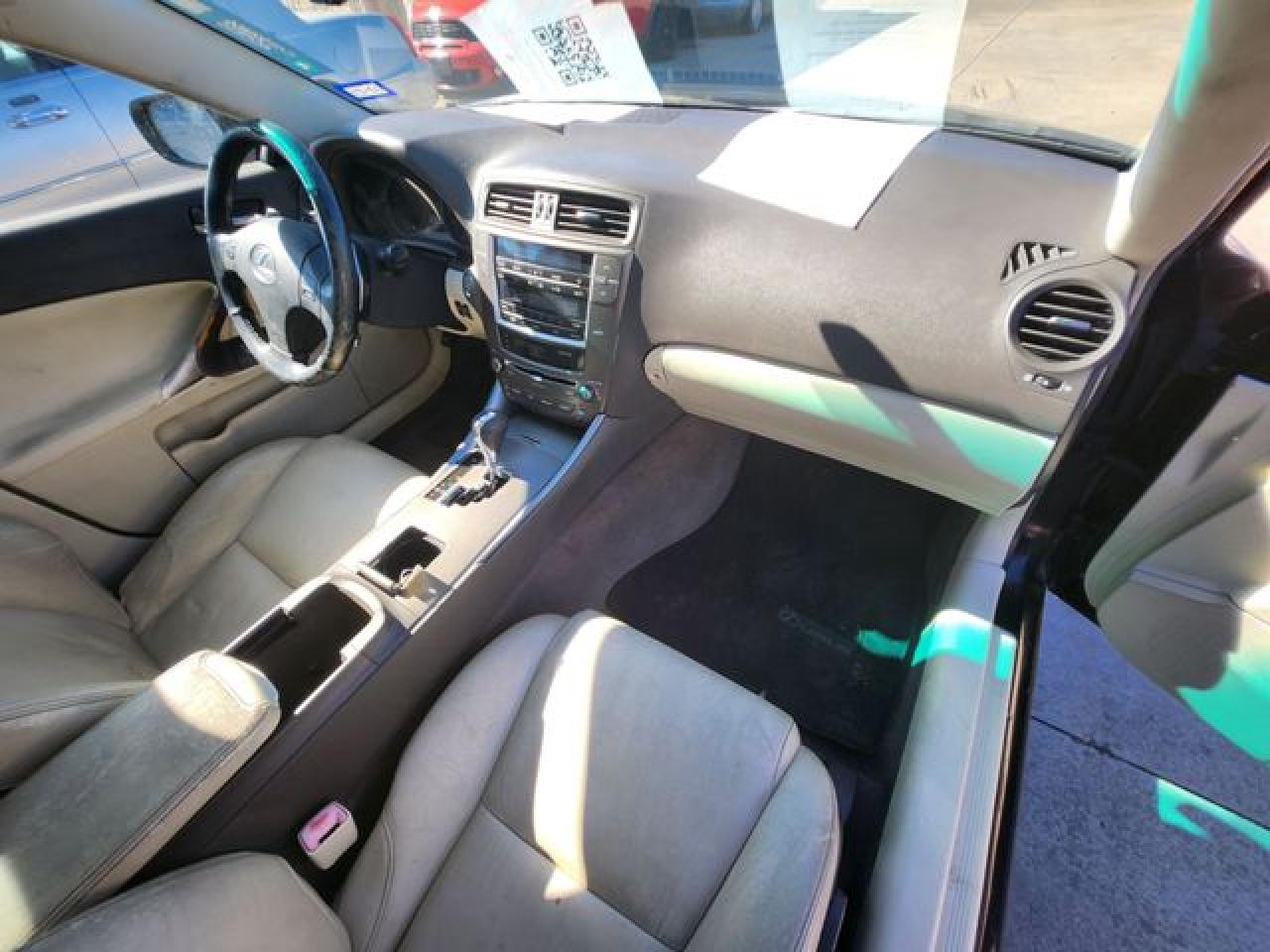 2009 Lexus Is 250 VIN: JTHBK262X95086567 Lot: 66765252