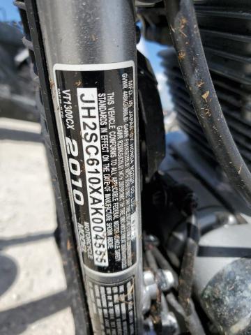 2010 HONDA VT1300 CX JH2SC610XAK004555
