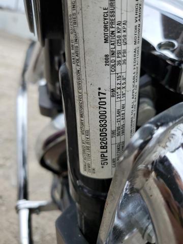 2008 VICTORY MOTORCYCLES VEGAS LOW 5VPLB26D583007017