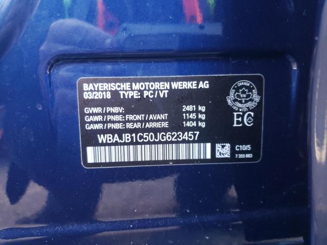 2018 BMW 530XE WBAJB1C50JG623457