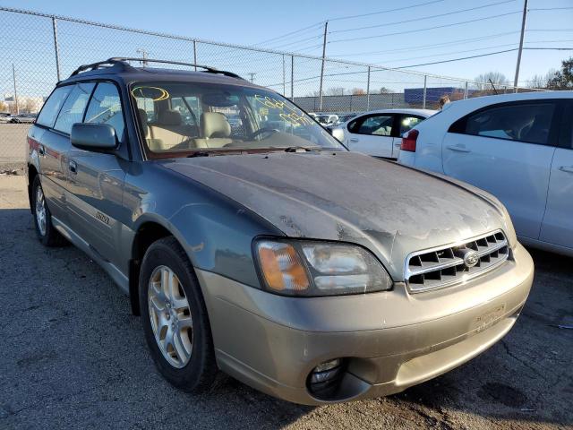 Salvage cars for sale from Copart Moraine, OH: 2001 Subaru Legacy Outback