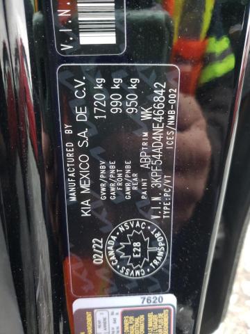 2022 KIA FORTE GT L - 3KPF54AD4NE466842