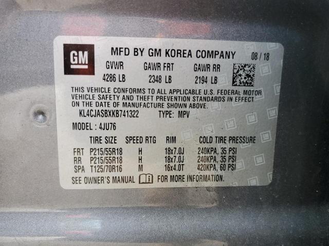 2019 BUICK ENCORE PRE - KL4CJASBXKB741322