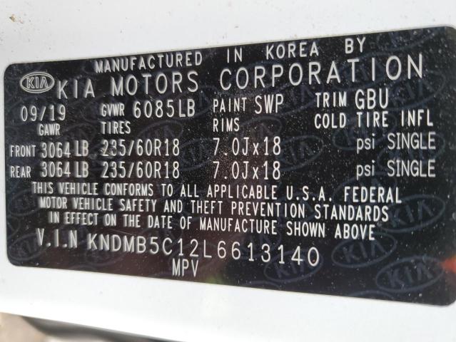 KNDMB5C12L6613140 KIA SEDONA LX