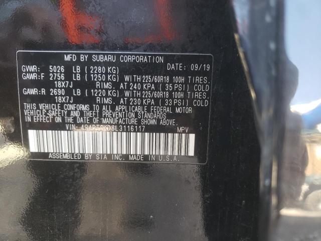 2020 SUBARU OUTBACK ON 4S4BTGKD8L3116117