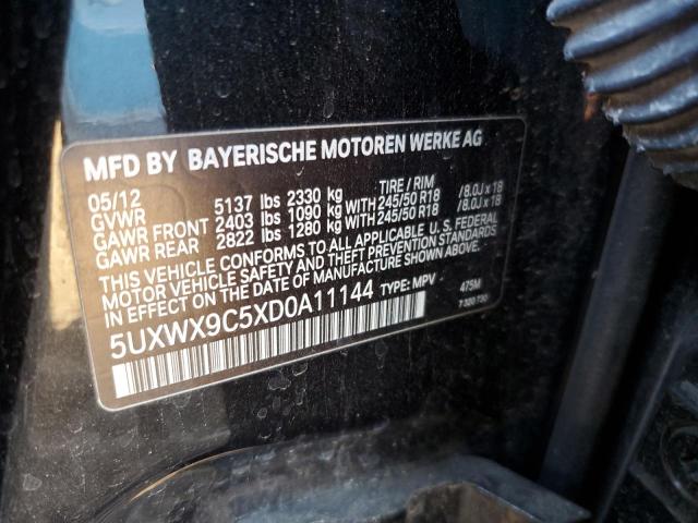 5UXWX9C5XD0A11144 BMW X3 Xdrive28i