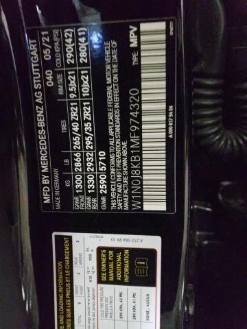 2021 MERCEDES-BENZ GLC COUPE - W1N0J8KB1MF974320