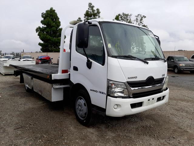 Salvage trucks for sale at Rancho Cucamonga, CA auction: 2014 Hino 195