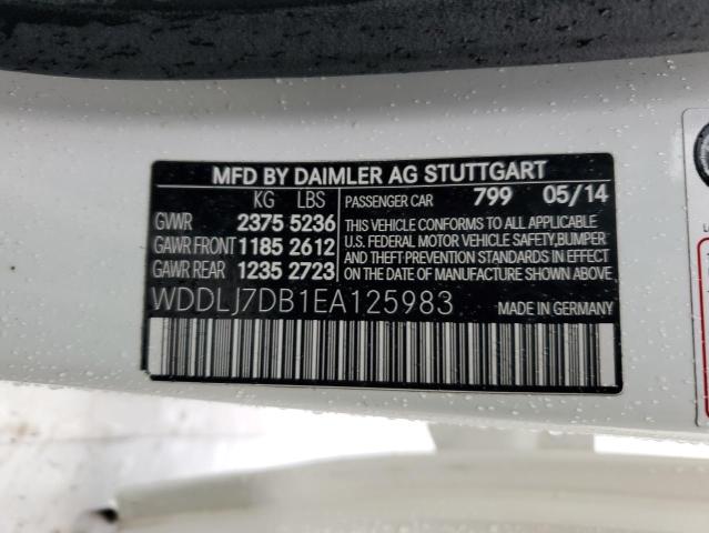 WDDLJ7DB1EA125983 Mercedes-Benz CLS 550