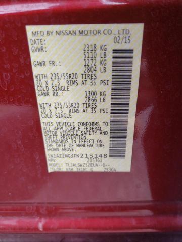 2015 NISSAN MURANO S - 5N1AZ2MG3FN215148