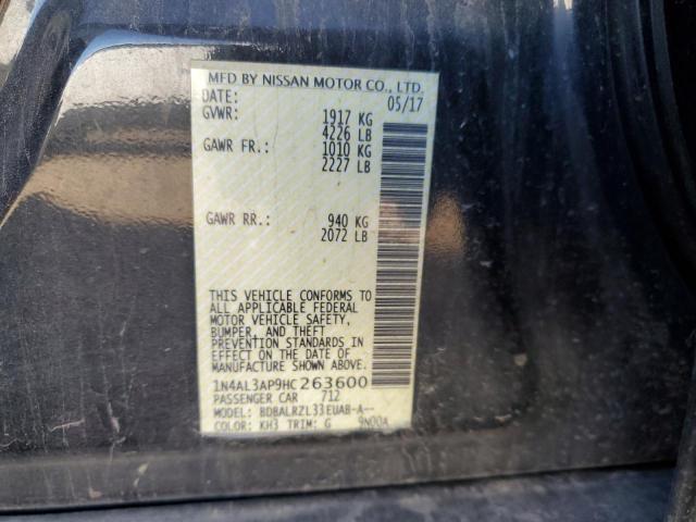 1N4AL3AP9HC263600 Nissan ALTIMA 2.5