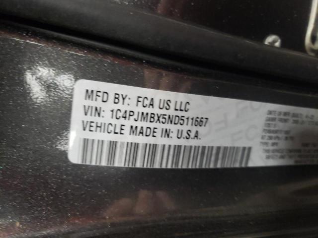 1C4PJMBX5ND511667 Jeep Cherokee Trailhawk