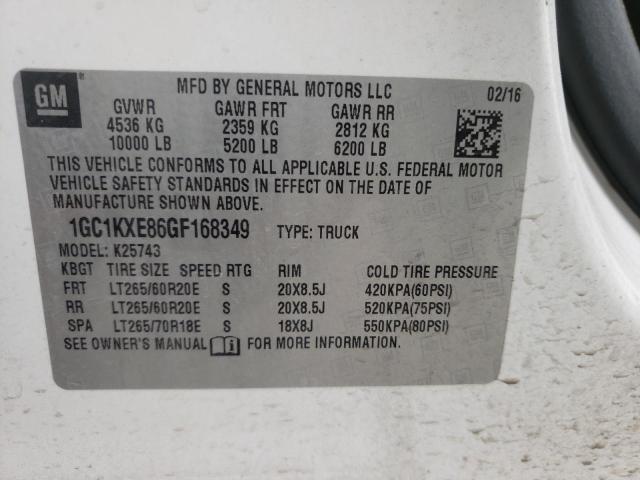 2016 CHEVROLET 2500 - 1GC1KXE86GF168349