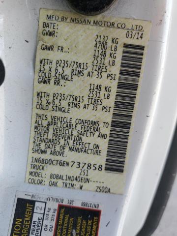 1N6BD0CT6EN737858 Nissan FRONTIER S
