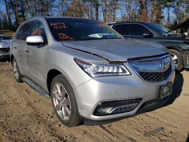 Salvage cars for sale from Copart Lyman, ME: 2014 Acura MDX Advance