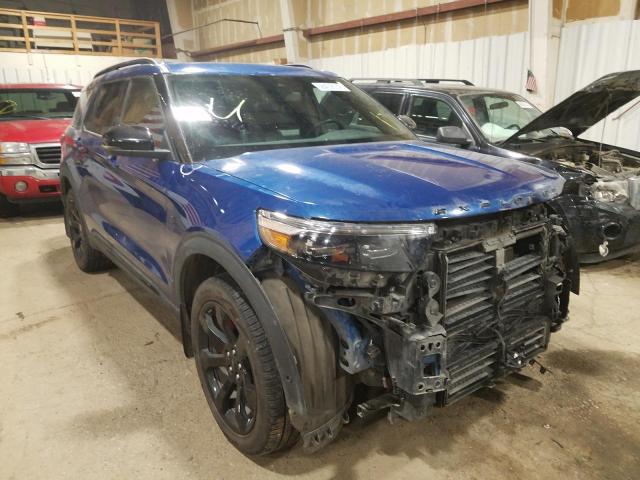 Salvage cars for sale from Copart Anchorage, AK: 2021 Ford Explorer S