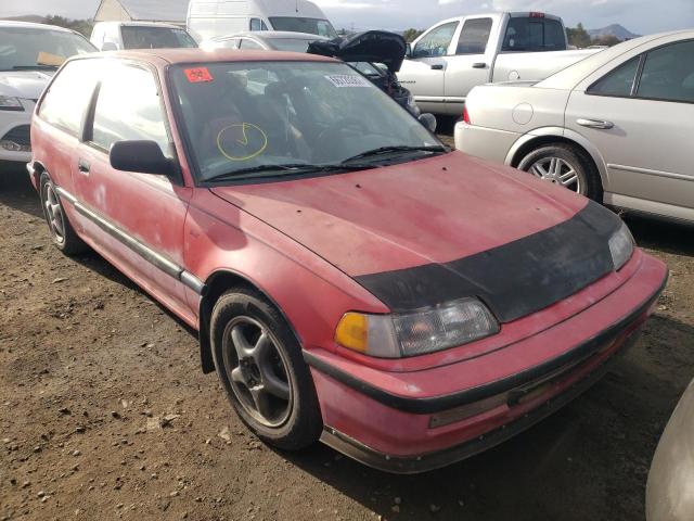 Salvage cars for sale from Copart San Martin, CA: 1991 Honda Civic DX