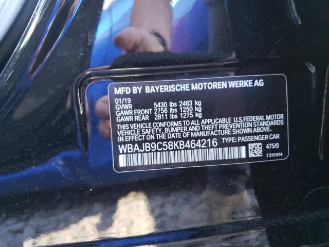 2019 BMW M550XI WBAJB9C58KB464216