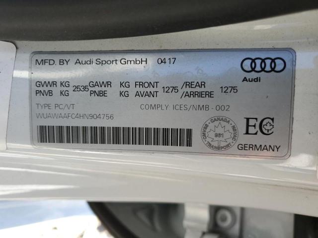 2017 AUDI RS7 PRESTI WUAWAAFC4HN904756
