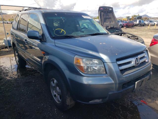 Salvage cars for sale from Copart San Martin, CA: 2006 Honda Pilot EX