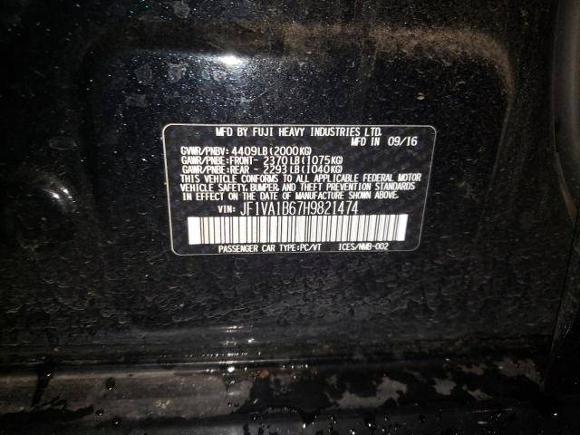 JF1VA1B67H9821474 Subaru WRX