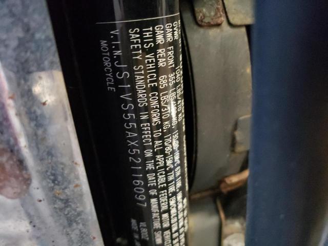 2005 SUZUKI MC JS1VS55AX52116097