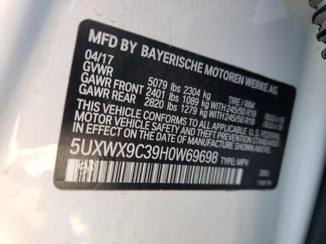 5UXWX9C39H0W69698 BMW X3 Xdrive28i