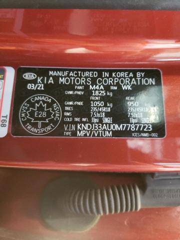 KNDJ33AU0M7787723 KIA SOUL EX