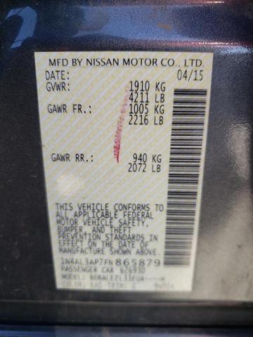 2015 NISSAN ALITMA 1N4AL3AP7FN865879