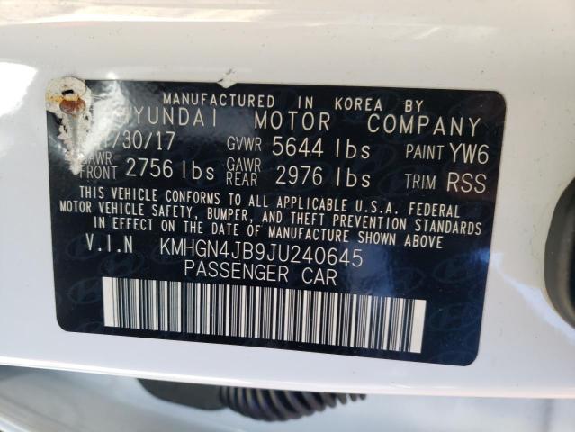 2018 GENESIS G80 SPORT - KMHGN4JB9JU240645