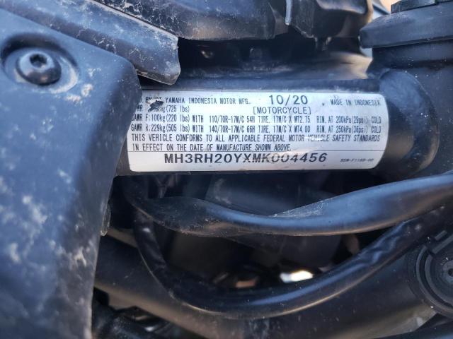 2021 YAMAHA MT-03 MH3RH20YXMK004456