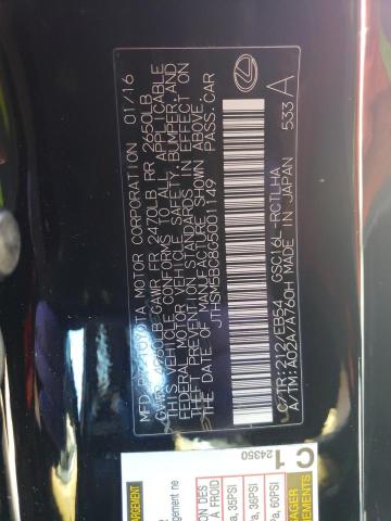 2016 LEXUS RC 300 JTHSM5BC8G5001149