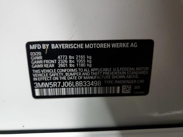 2020 BMW 330XI - 3MW5R7J06L8B33498