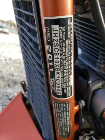 2011 HONDA VT1300 CX - JH2SC610XBK100946