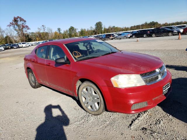 Salvage cars for sale from Copart Lumberton, NC: 2012 Dodge Avenger SE
