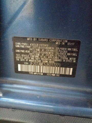 JF2GTAMC5JH217273 Subaru Crosstrek Limited