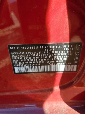 2017 VOLKSWAGEN JETTA S - 3VW2B7AJ8HM245797